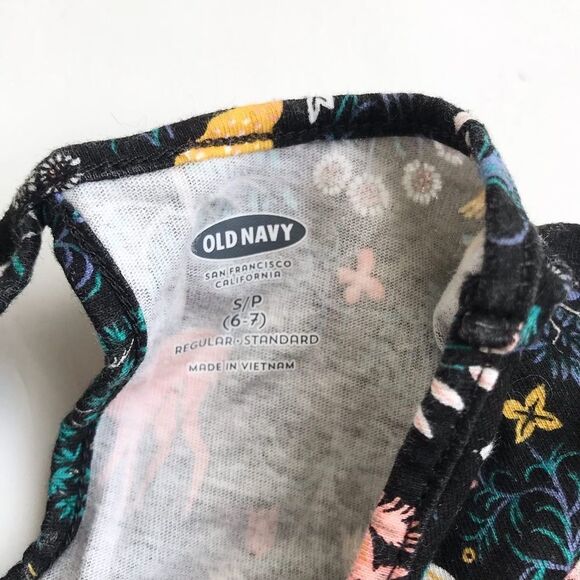 Old Navy forest animal print  dress EUC S(6/7Y) - Picture 4 of 5